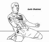 Suarez Dybala sketch template