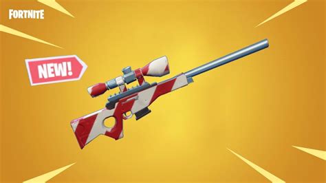 New Candy Cane Weapon Skin In Fortnite Youtube