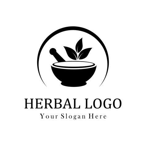 herbal logo vector  vector art  vecteezy