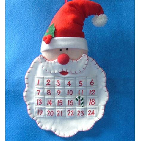 christmas calendars fabric xmas advent countdown calendar fun christmas santa claus decoration