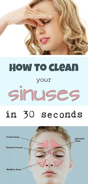 clean  sinuses   seconds   sinusitis natural