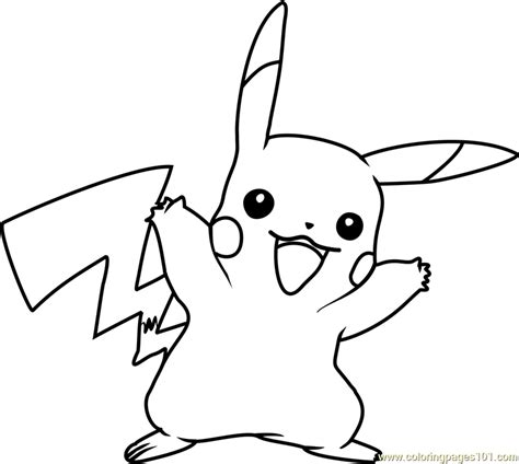 pikachu pokemon coloring page  kids  pokemon printable