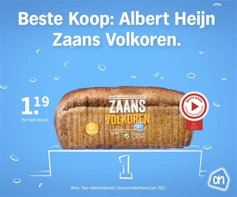 albert heijn  twitter ons ah zaans volkoren  uitgeroepen tot de beste koop volgens de