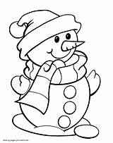 Snowman Coloring Pages Kids Snowmen Printable Drawing Color Draw Preschool Seasons Funny Getdrawings Print Mini Weather sketch template