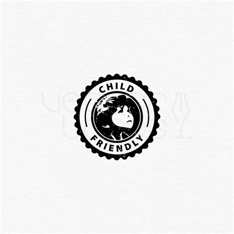 child friendly seal design ready  logos  sale
