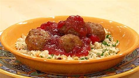 Turkey Sausage Meatballs With Cran Applesauce Rachael Ray Show