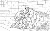 Paulus Gefangenschaft Prigione Supercoloring Timothy Onesimus Philemon Apostel Bibbia Apostle Disegnare sketch template