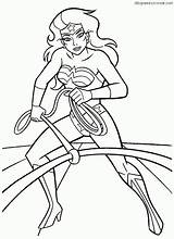 Maravilla Dibujos Wonderwoman Lazo Atrapa Mágico sketch template