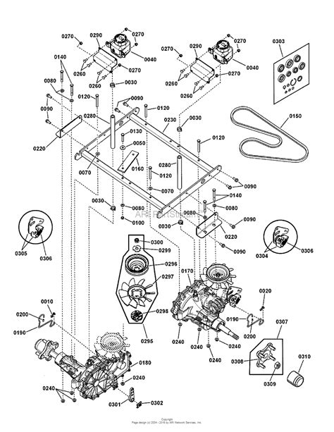 simplicity  zt hp bs rider  mower parts diagram  transaxle group zt