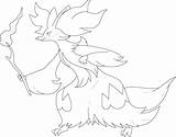 Delphox Coloring Pages Pokemon Printable Categories sketch template