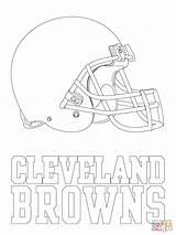 Browns Cleveland Logo Coloring Pages Drawing Nfl Printable Helmet 49ers Color Sports Supercoloring Getdrawings Categories sketch template