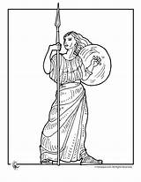 Coloring Greek Athena Pages Mythology Parthenon Gods Kids Ancient Colorear Dioses Woojr Myths Printable Worksheets Roman Para Heroes Griega La sketch template