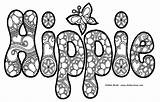 Hippie Coloring Pages Word Printable Cool Clip Clipart Payloadz Words Hippy Adult Drawing Cliparts Colouring Letters Adults Kids Drawings Color sketch template