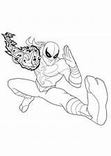 Iron Fist Spider Coloring Ultimate Pages Marvel Spiderman Man Printable Print Superhero Info Book Kids Color Fun Coloriage Easy Template sketch template