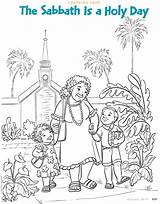 Sabbath Activities Coloring Holy Friend Games Children October sketch template