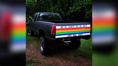 Self Described ‘straight Guy’ In Oklahoma Tricks Out Truck For Lgbtq
