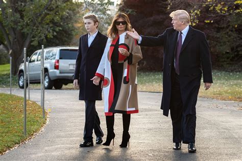 Barron Trump Joins First Lady President On Thanksgiving