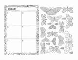 Diary Mindfulness Colouring sketch template