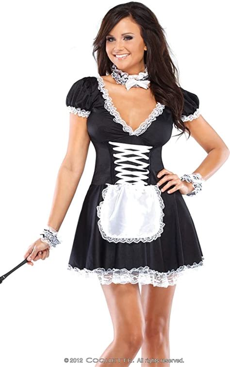 Sexy Halloween Costumes Naughty French Maid Costume Womens