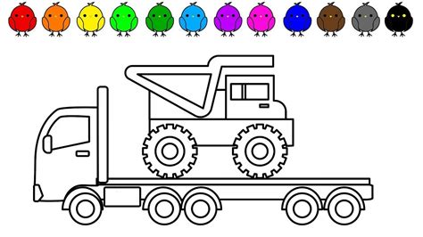 dump truck coloring pages  kids thekidsworksheet