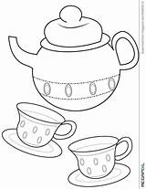 Coloring Tea Cup Teacup Pages Printable Teapot Coffee Kids Party Beast Beauty Color Getcolorings Print Girls Teacups Mad Designlooter Colorings sketch template