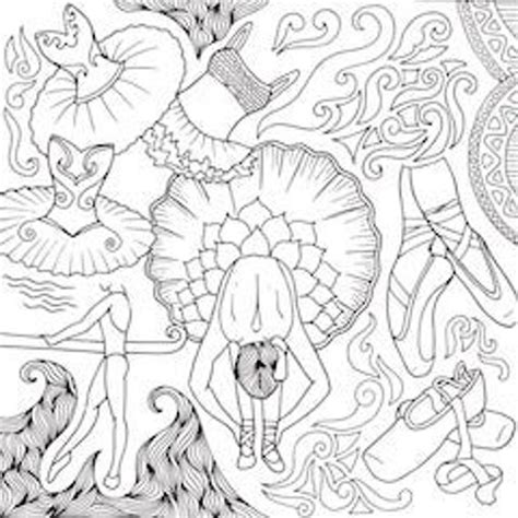 printable coloring page zentangle dance coloring book etsy