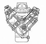 Drawing Cutaway Engine V8 Drawings Car Lt1 Exploded Twin Inline Cylinder Motorcycle Technical Chevy Gm Front Piston Engineering Bing Mechanical sketch template
