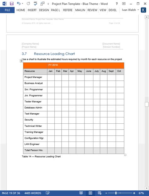 project plan template  ms word excel forms spreadsheets