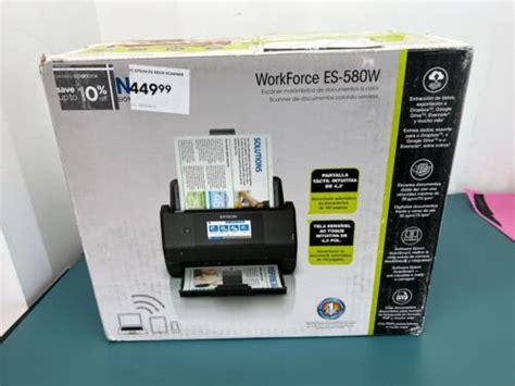 Epson Workforce Es 580w Wireless Color Duplex Desktop Document Scanner