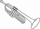 Trumpet Trompeta Instrumentos Partituras Musicais Dibujos Tromba Trompetas Ilustración Produção Musicalização Marching Instrument sketch template