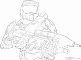Halo Coloring Pages Master Chief Printable Getcolorings Getdrawings Color Print Colorings sketch template