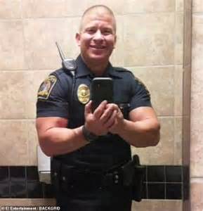 Police Officer Shows Off His Flat Stomach After Having Football Shaped