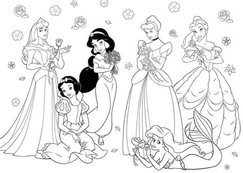 disney princess coloring pages coloring pages