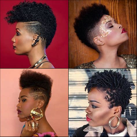 black women fade haircuts to look edgy and sexy