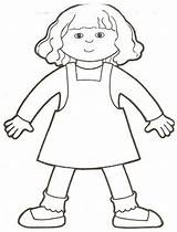Pages Body Coloring Lds Nursery Lesson Sunbeam Girl Primary Template sketch template