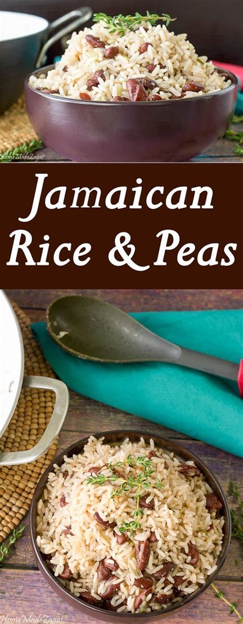 Jamaican Rice And Peas Recipe Jamaican Recipes Jamaican Dishes
