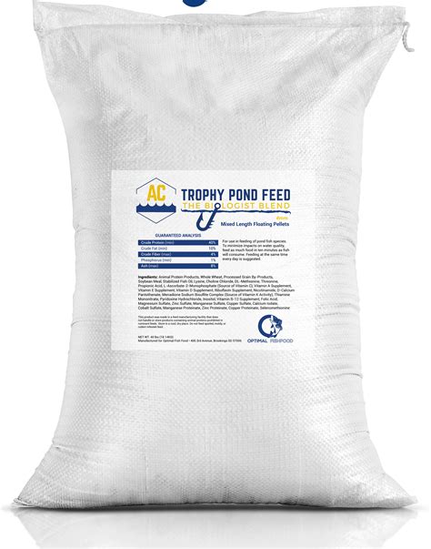 ac trophy pond feed  bag aquatic control