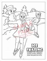 Coloring Icepack Wonderland Winter Template sketch template