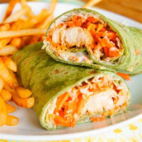 buffalo chicken wraps   minutes weary chef