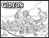 Coloring Bible Pages Gideon Heroes Moses School Sunday Kids Preschool Jephthah Activities Judges Vbs Great Sheets Crafts Homeschool These Sellfy sketch template