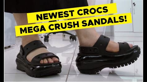 crocs mega crush sandal black lupongovph