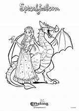 Draak Kleurplaten Assepoester Efteling Sprookjesboom Sprookjes Prinses Volwassenen Fantasie Bord Downloaden sketch template