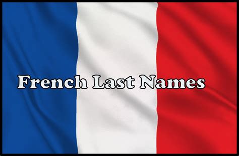 popular french  names world  names