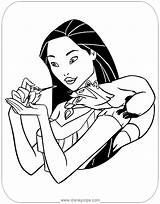 Pocahontas Coloring Pages Disneyclips Flit Disney Princess Meeko Printable Funstuff sketch template