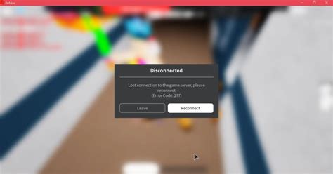 lost connection to the game please reconnect roblox how