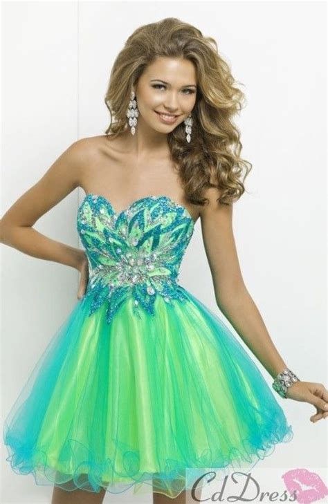 neon prom dresses images  pinterest cute dresses ballroom dress  formal dresses