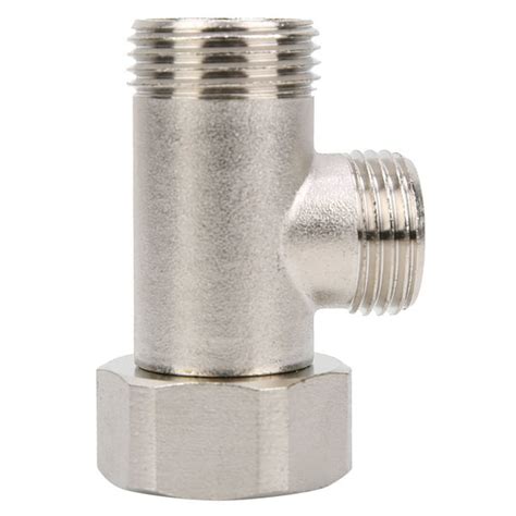 oenbopo   tee connector stainless steel  adapter    valve diverter  bathroom shower