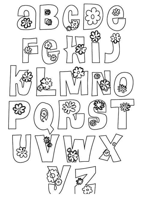 printable bubble letters alphabet templates