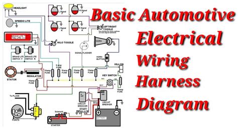 auto electrical wiring diagram starting charging system