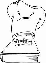Cookbook Coloring Pages Getcolorings sketch template